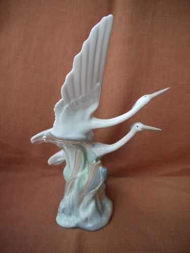 Nao lladro herons - lladro, "herons