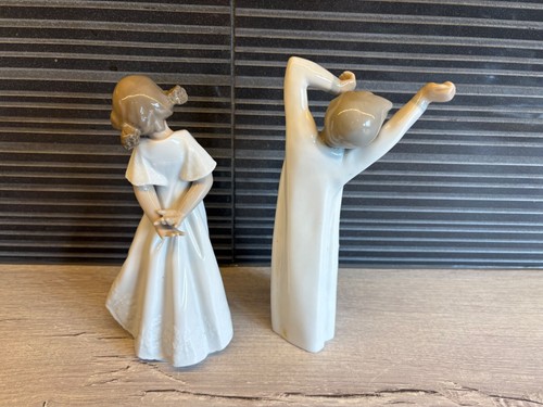Nao lladro figures girl - 2, x