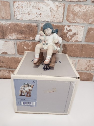 Lladro 5448 naptime girl - lladro,