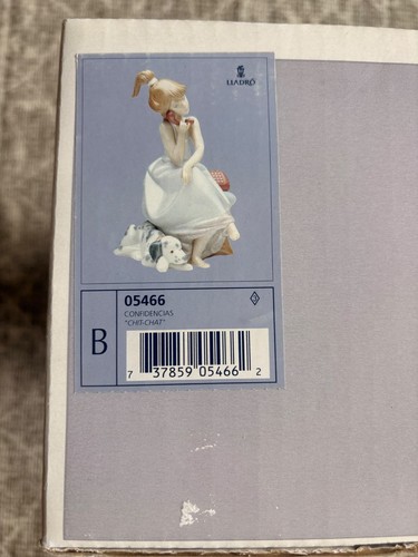 Signed lladro 5466 chit chat - #5466, "chit