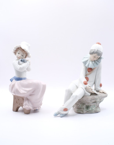 Two vintage lladro porcelain - two,