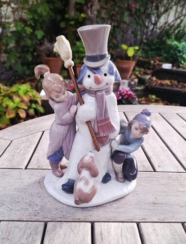 Lladro snowman figurine - lladro, "snowman"