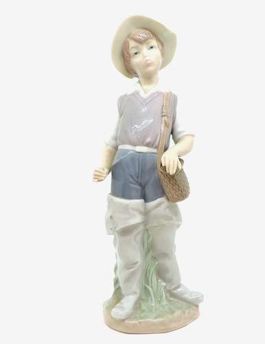 Lladro fisher boy going - fisher,