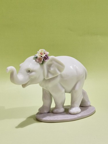 Lladro figurine elephant - lladro,