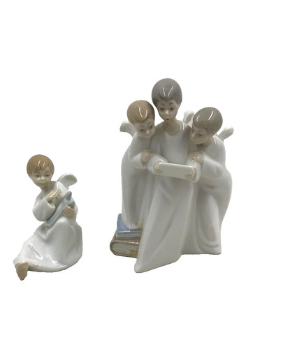 Vintage lladro nao angels - vintage,