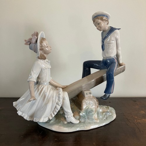 Lladro see saw figurine 1255 - figurine,