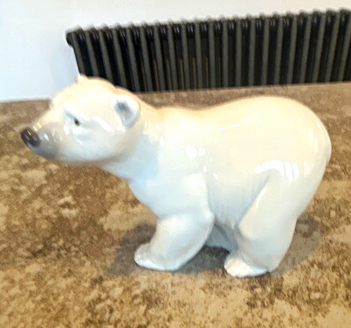 Lladro ceramic polar bear - lladro,
