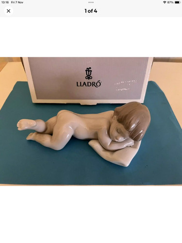 Lladro sleepy time boy - sleepy,