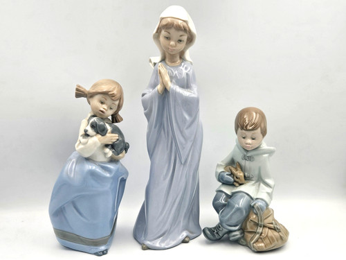 Lladro nao figurines girl - nao, figurines;