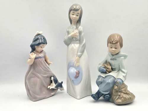 Lladro nao figurines girl - lladro, figurines,