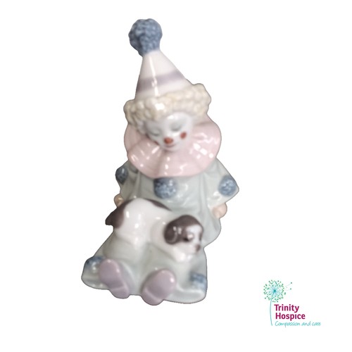 Lladro figurine clown with - figurine,