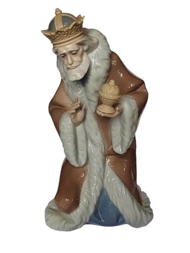 Lladro king melchior figurine - king,