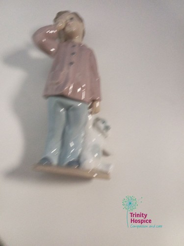 Lladro porcelain figurine pink - figurine,